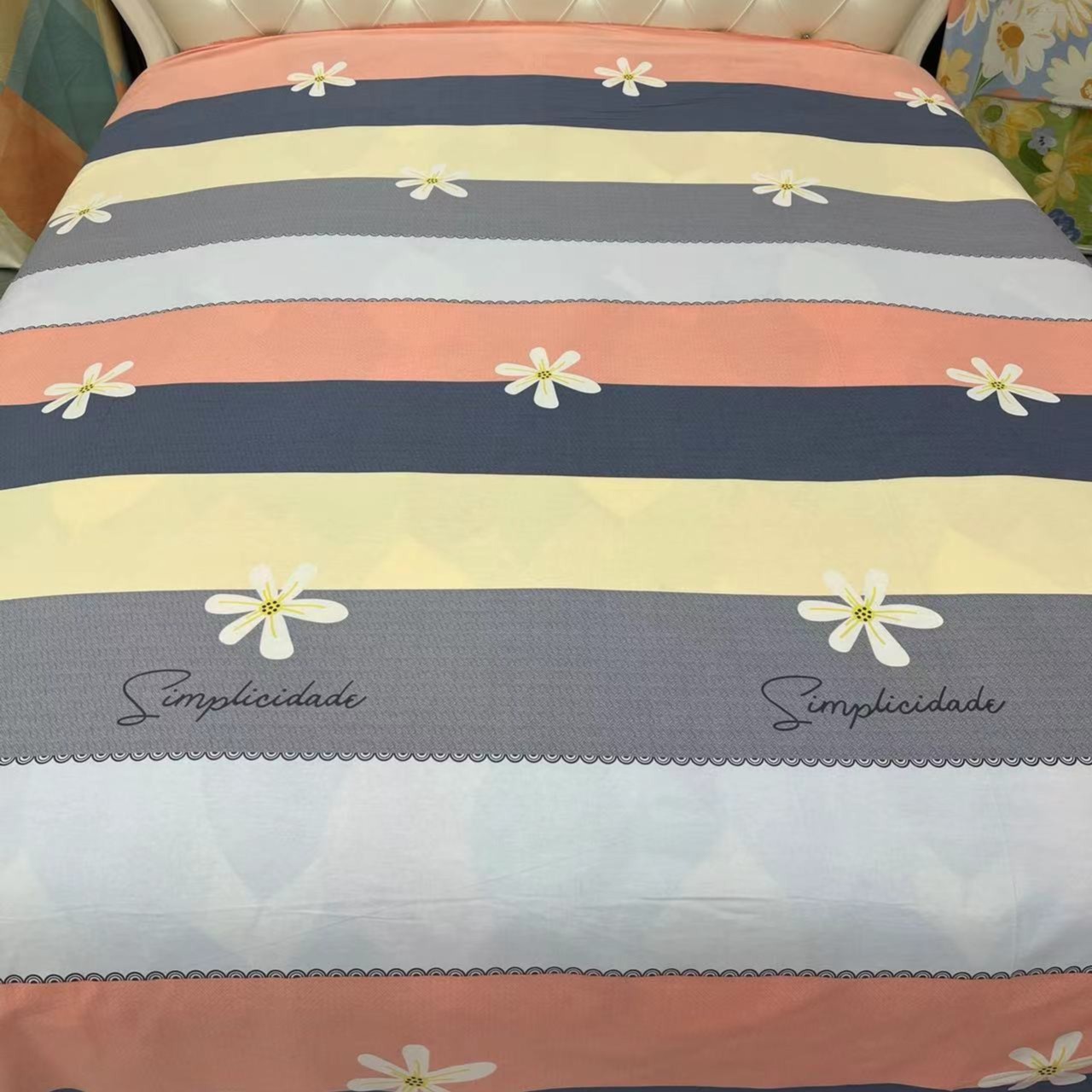 纯棉微瑕疵布料批发纯棉斜纹加厚加密【假日印象】做床单被套枕套