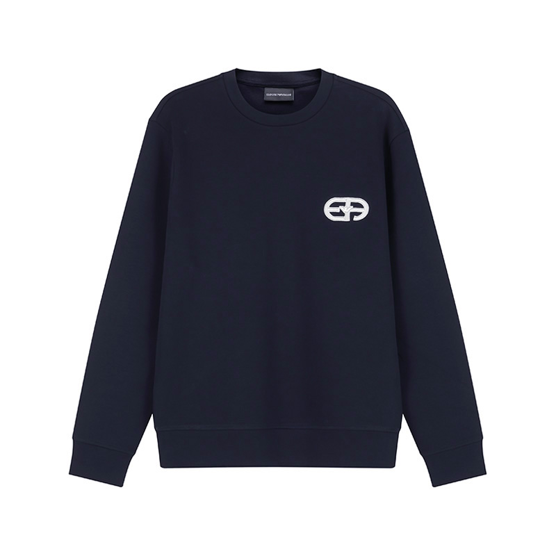 Emporio Armani阿玛尼 男士圆领长袖卫衣运动衫8N1ML7 1JHSZ