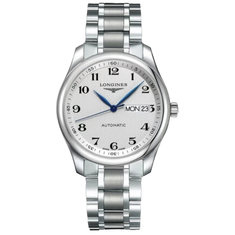 99新 Longines/浪琴 名匠755/38.5mm/双历机械男表