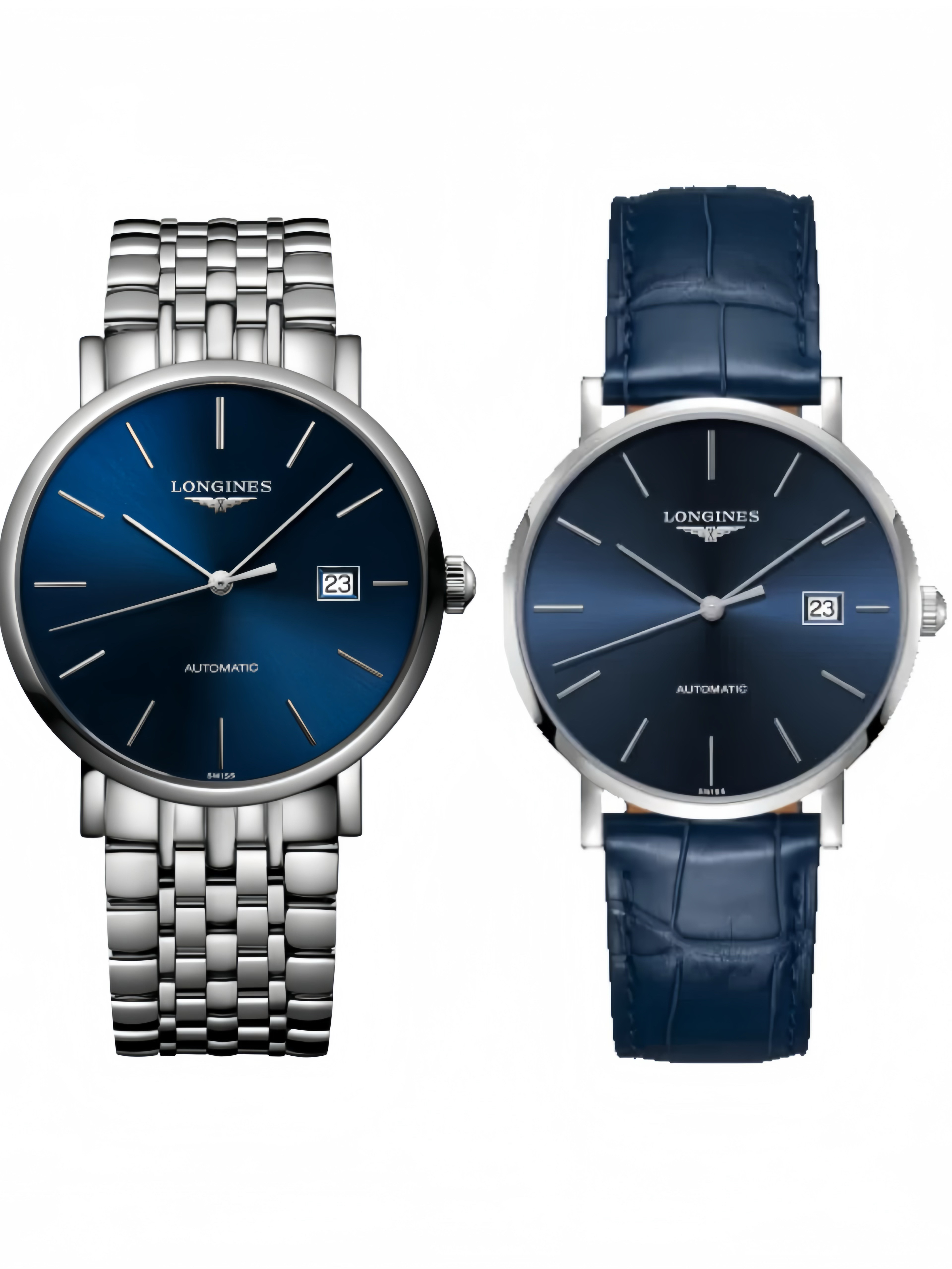 99新 Longines/浪琴 博雅910/39mm/气质蓝盘机械男士表