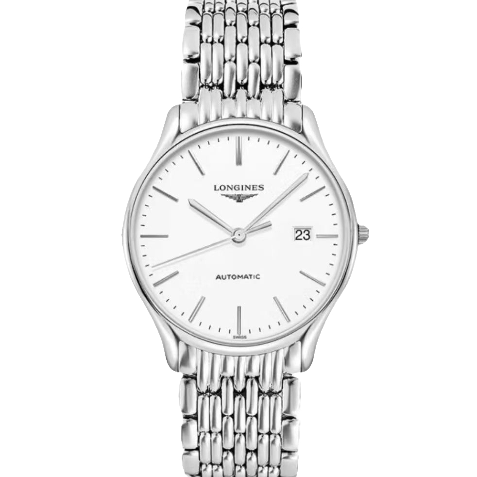 99新 Longines/浪琴 1律雅960/38.5mm/条刻机械男表/