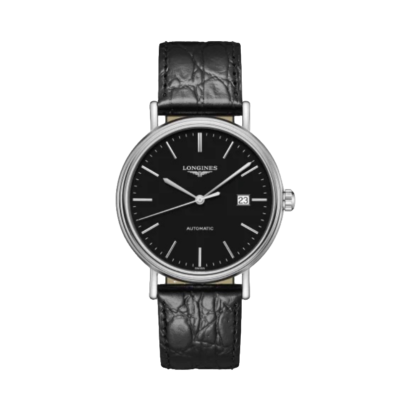 99新 Longines/浪琴 瑰丽921/表径38.5mm/条刻机械男表/