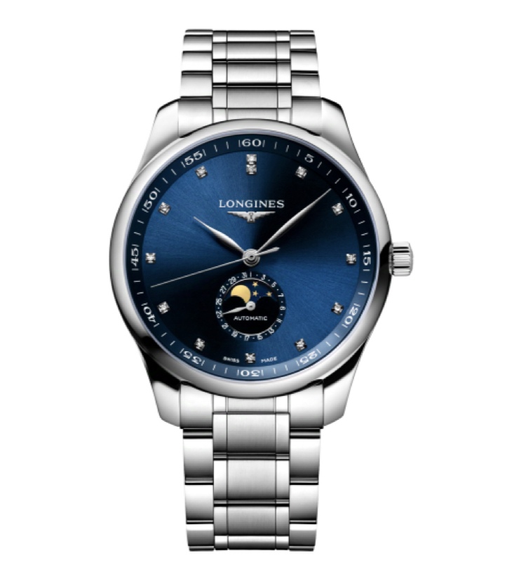 99新 Longines/浪琴 名匠919/42mm/四针月相机械男表