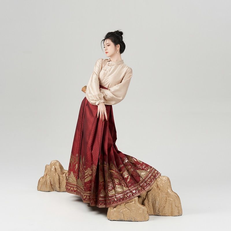 织造司原创明制马面裙汉服[万里]马面裙新款爆款国风女款正版TTT