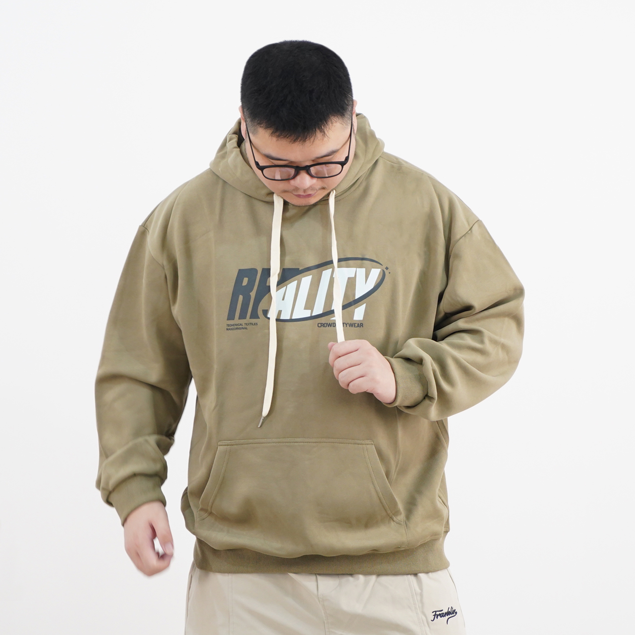3色。男士连帽卫衣印花长袖宽松春秋季24新品套头简约休闲WC-Y474