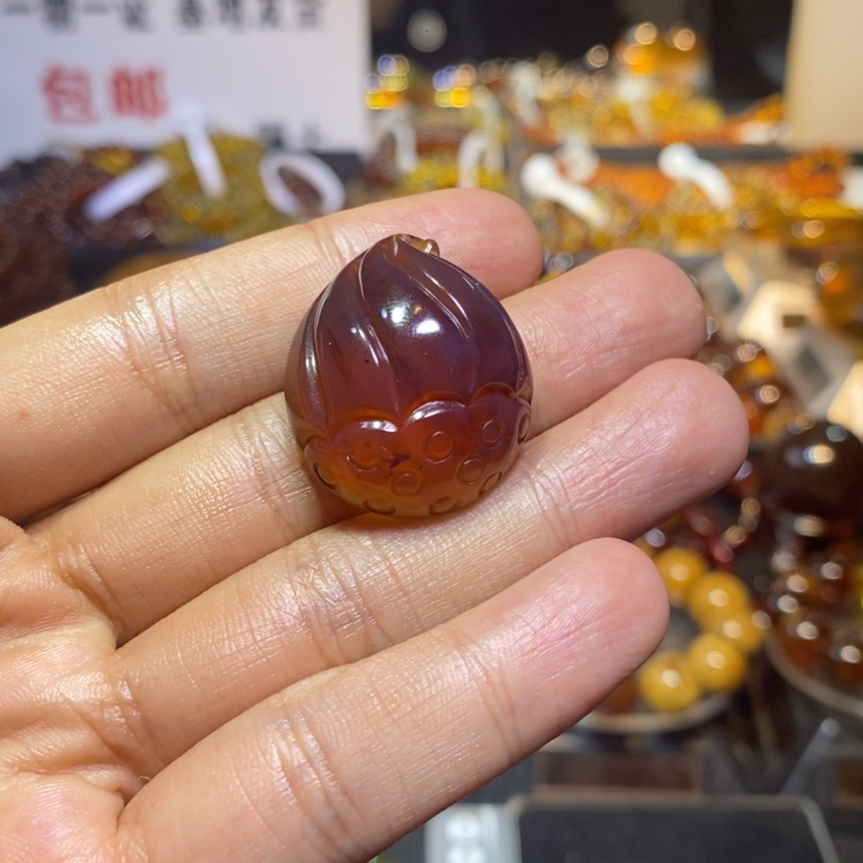 【闪购商品】琥珀裸石未镶嵌