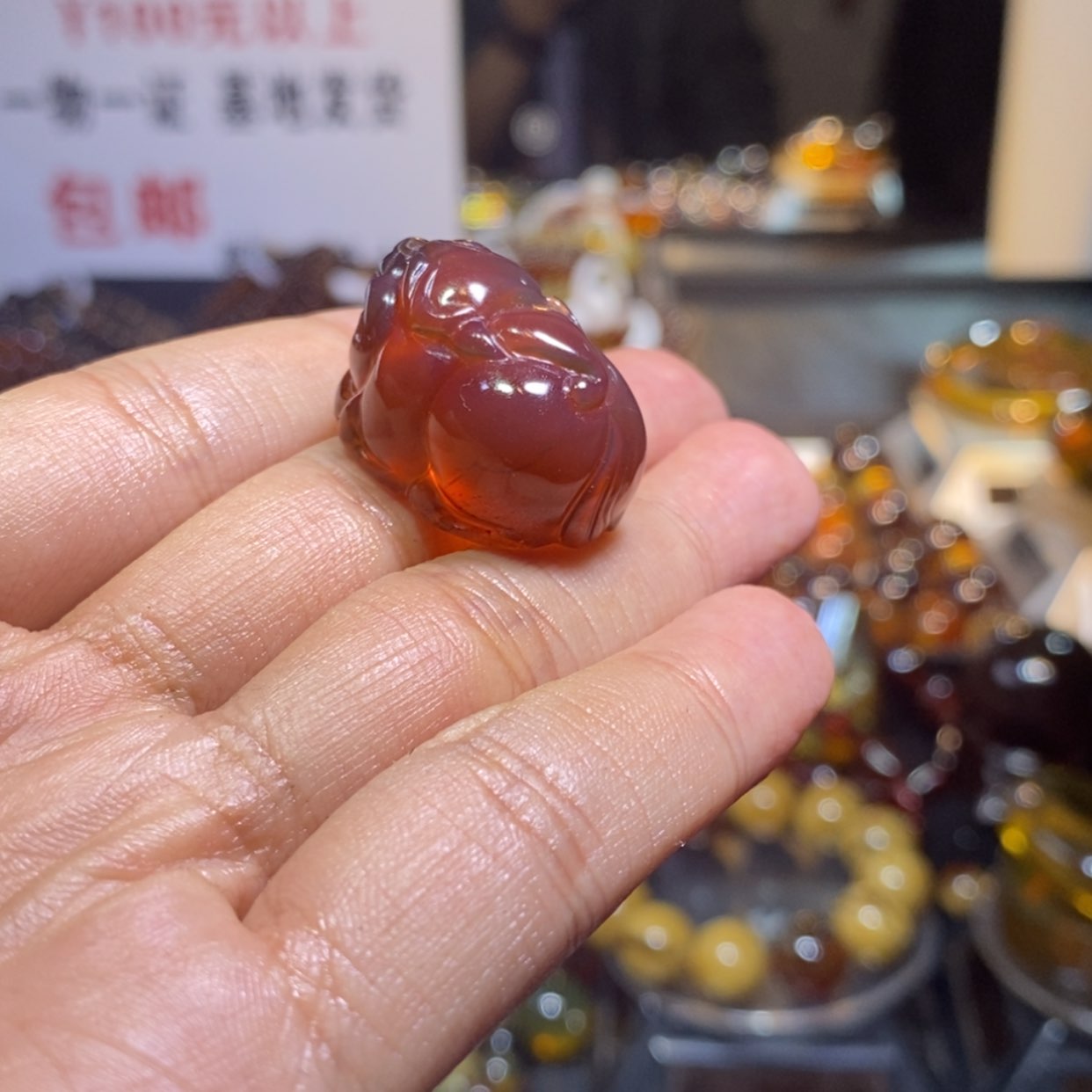 【闪购商品】琥珀裸石未镶嵌