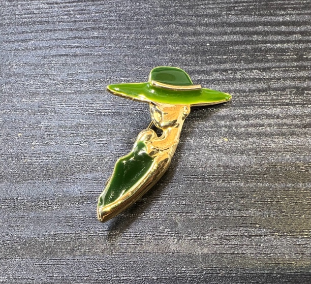 铁合金珐琅胸针 vintage中古胸针时尚精致复古百搭精美