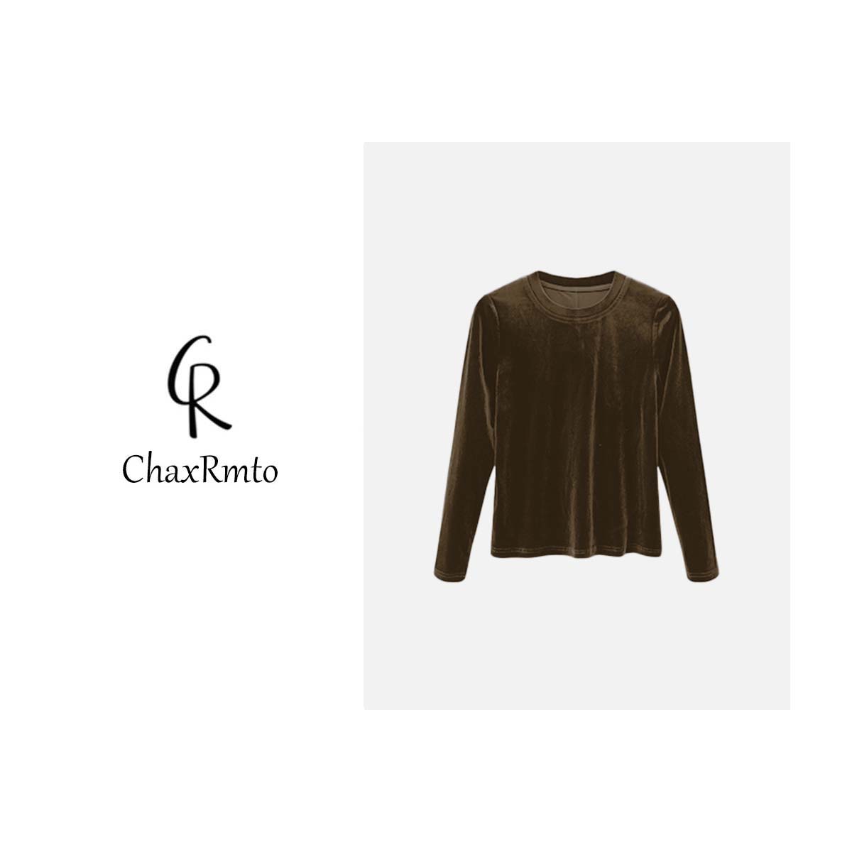 ChaxRmto斯斯 夏季气质时尚百搭上衣休闲宽松长袖衬衫 63146