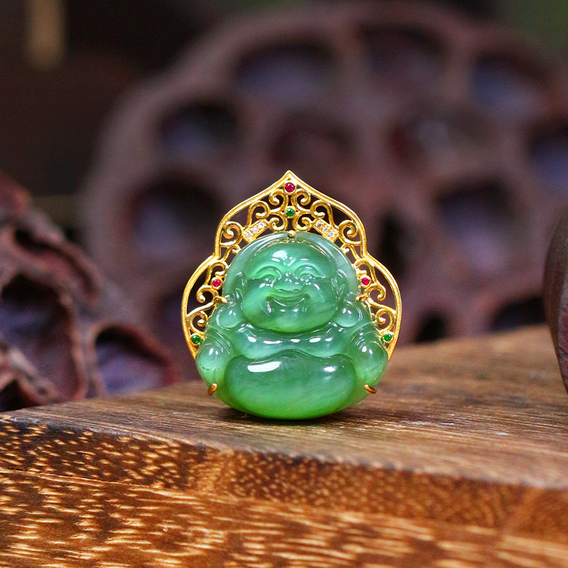 ［非藏大珠宝家］和田玉吊坠佛公【8007C】