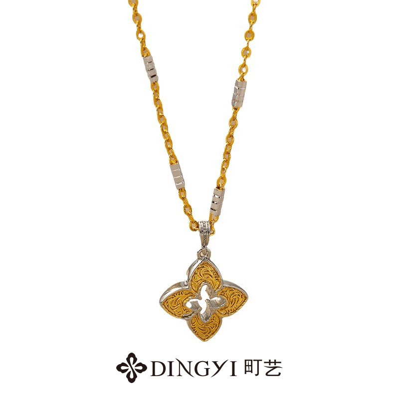 町艺 黄铜项链 轻奢小众设计时尚简约百搭个性款吊坠项饰 【GY382】