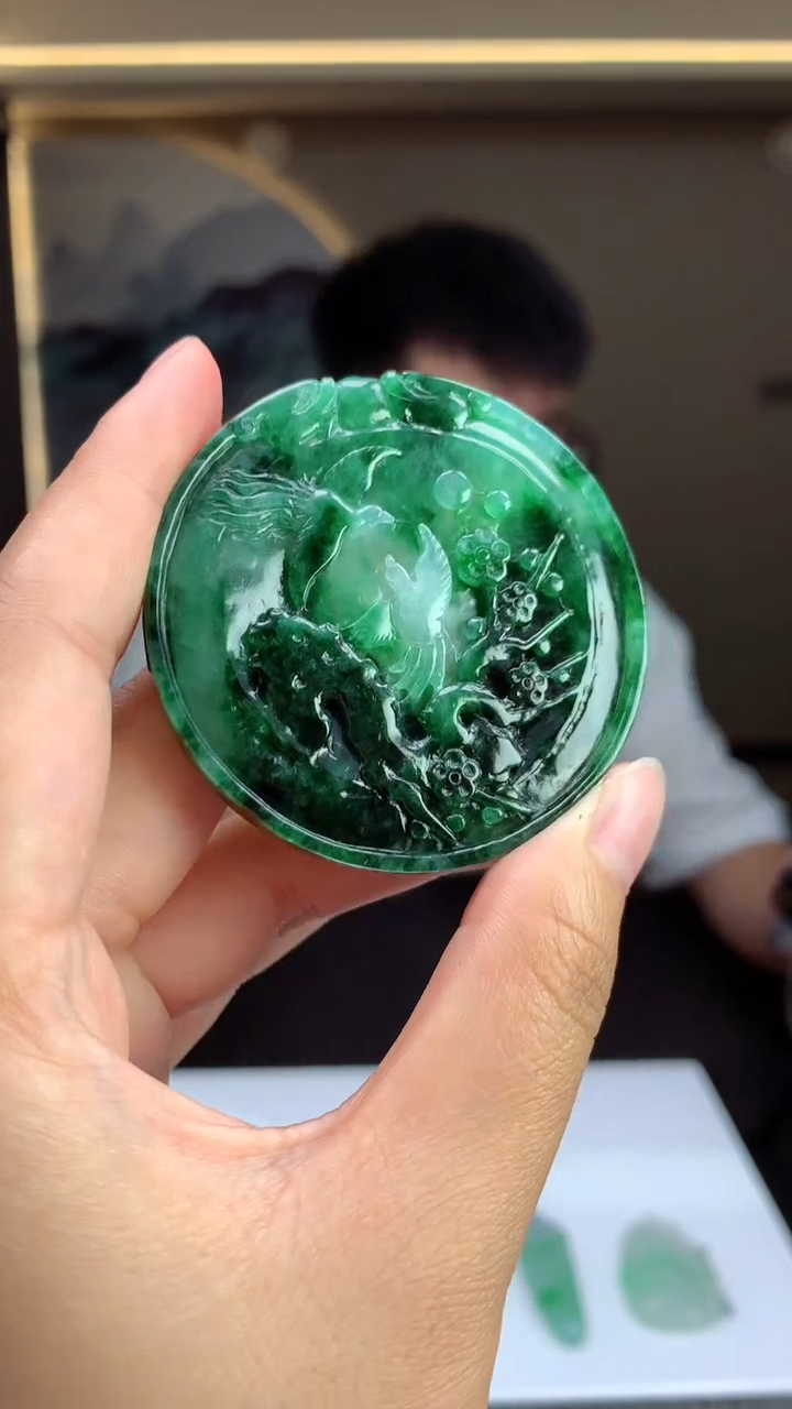 【闪购商品】定制翡翠未镶嵌挂件多样性发货（拍一发一）