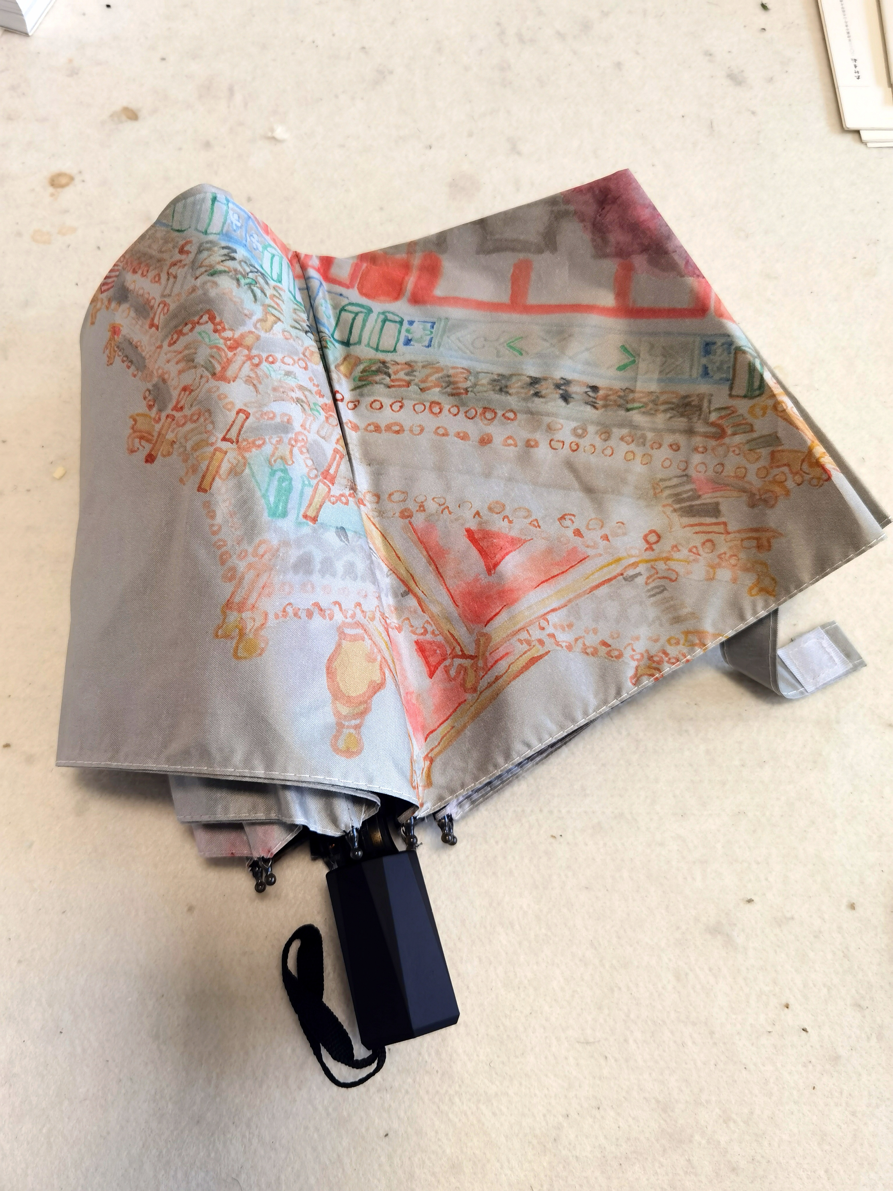 方向现代水墨文创品—晴雨伞小型生日礼物闺蜜金榜题名礼盒毕业