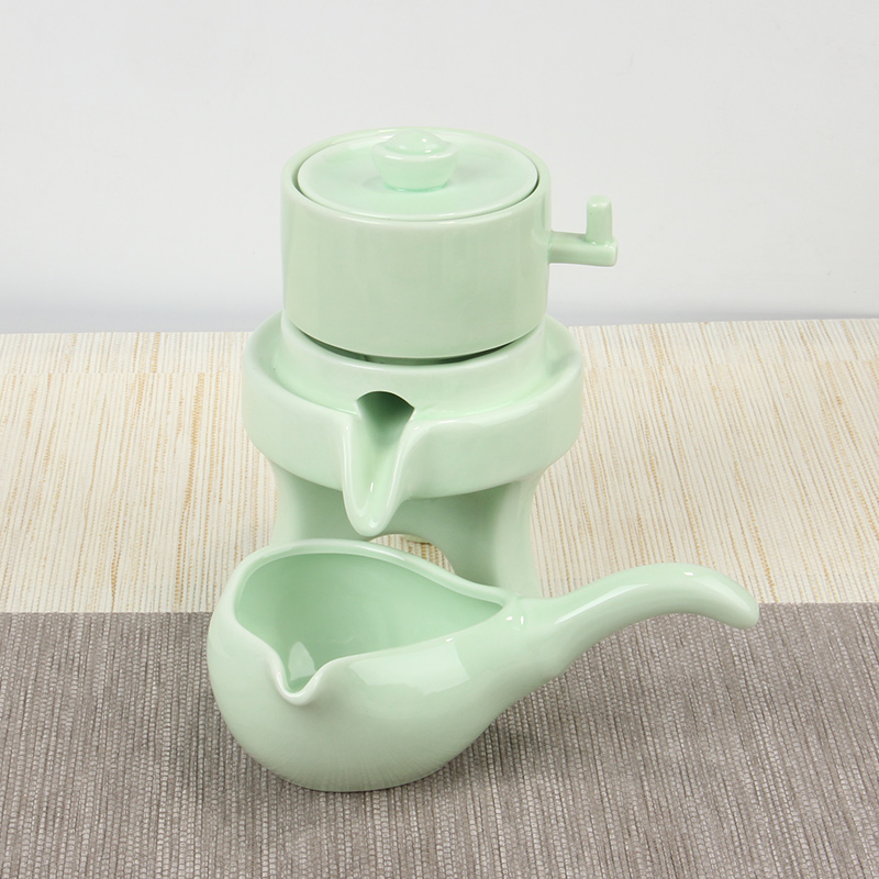 集影石磨懒人泡茶器半全自动茶具套装陶瓷功夫泡茶壶茶壶单壶盖子
