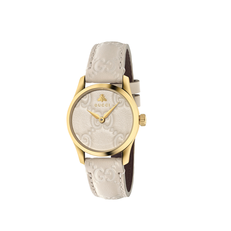 【六六英国仓】GUCCI古驰G-Timeless系列奶茶色石英表27盘YA126580A