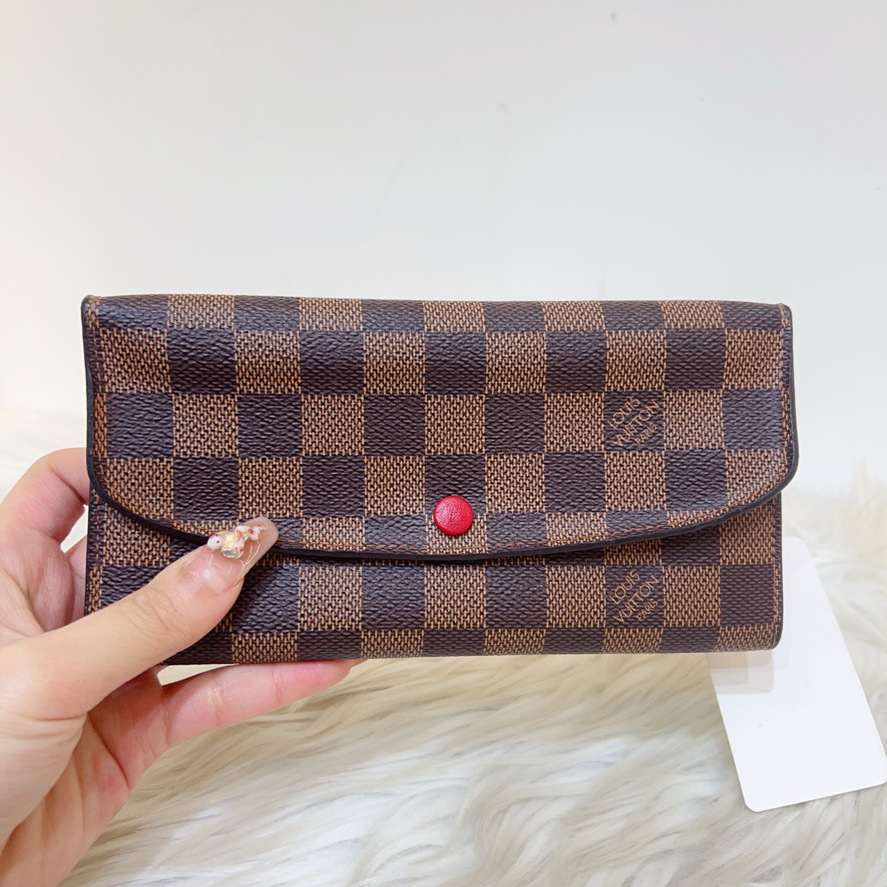 95新 LouisVuitton/路易威登 Lv棋盘格豆豆钱包a2582