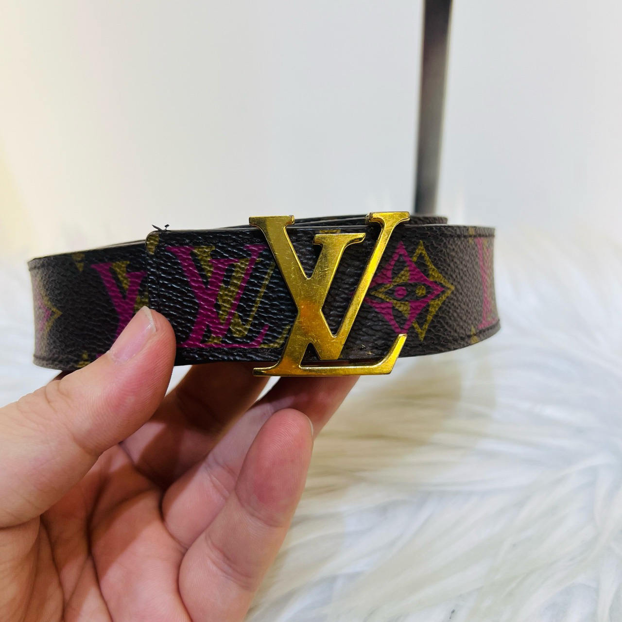 95新 LouisVuitton/路易威登 lv皮带80码b1163
