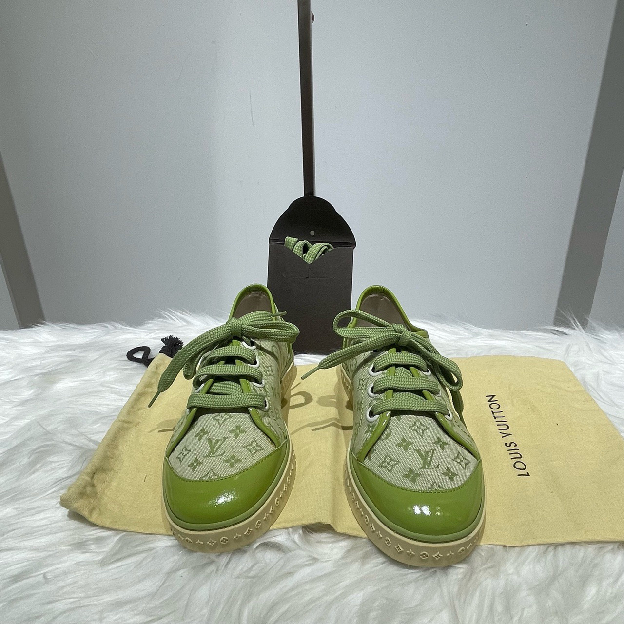 95新 LouisVuitton/路易威登 LV 丹宁帆布鞋a160134码