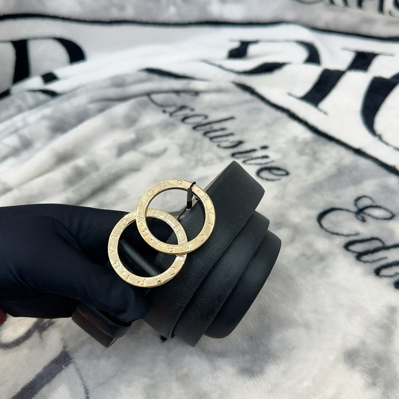 95新 BVLGARI/宝格丽 宝格丽85码腰带 a5726