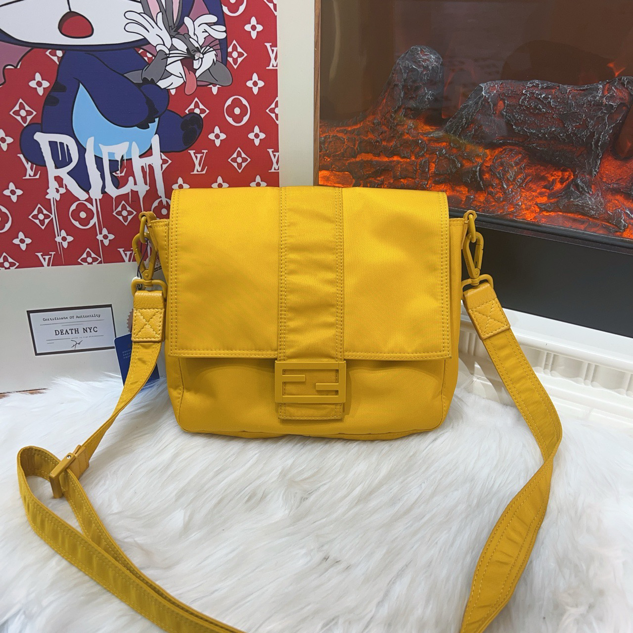 95新 FENDI/芬迪 芬迪fendi在售款23底长邮差包 a5169