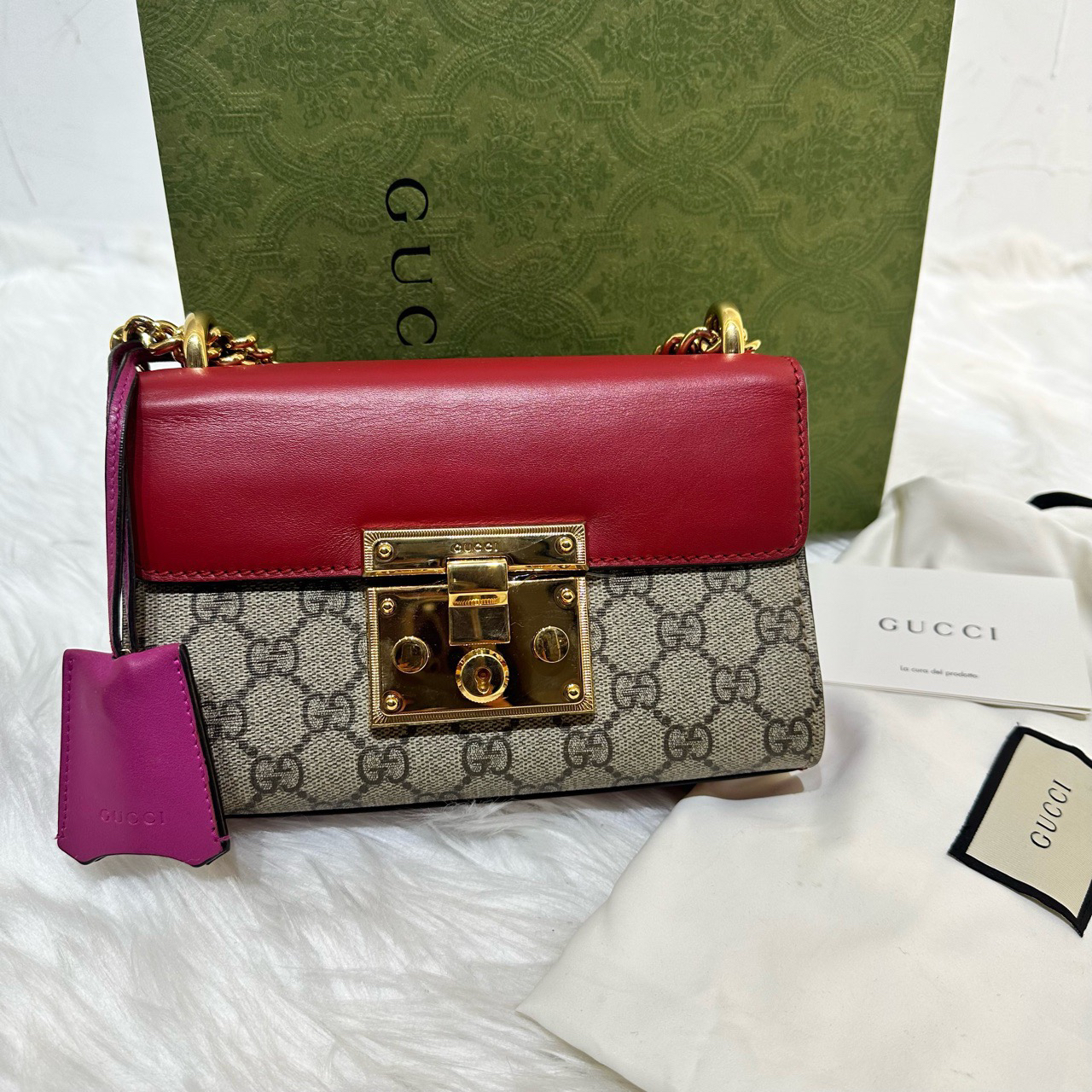 95新 GUCCI/古驰 古驰/Gucci 古驰老花月光宝盒a2531专柜价 14300