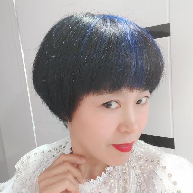 真人发丝手工钩织假发