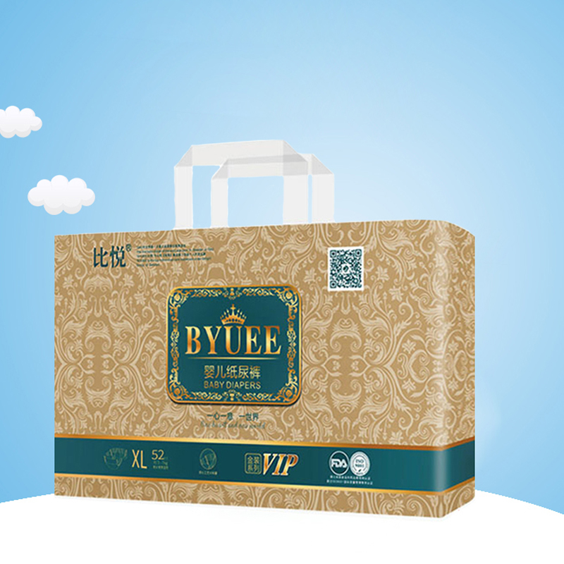 比悦金装干爽瞬吸防漏超薄透气婴幼儿纸尿裤1包L/XL