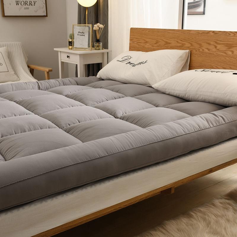 加厚10cm羽丝绒可折叠学生宿舍榻榻米软床垫褥子1.5m