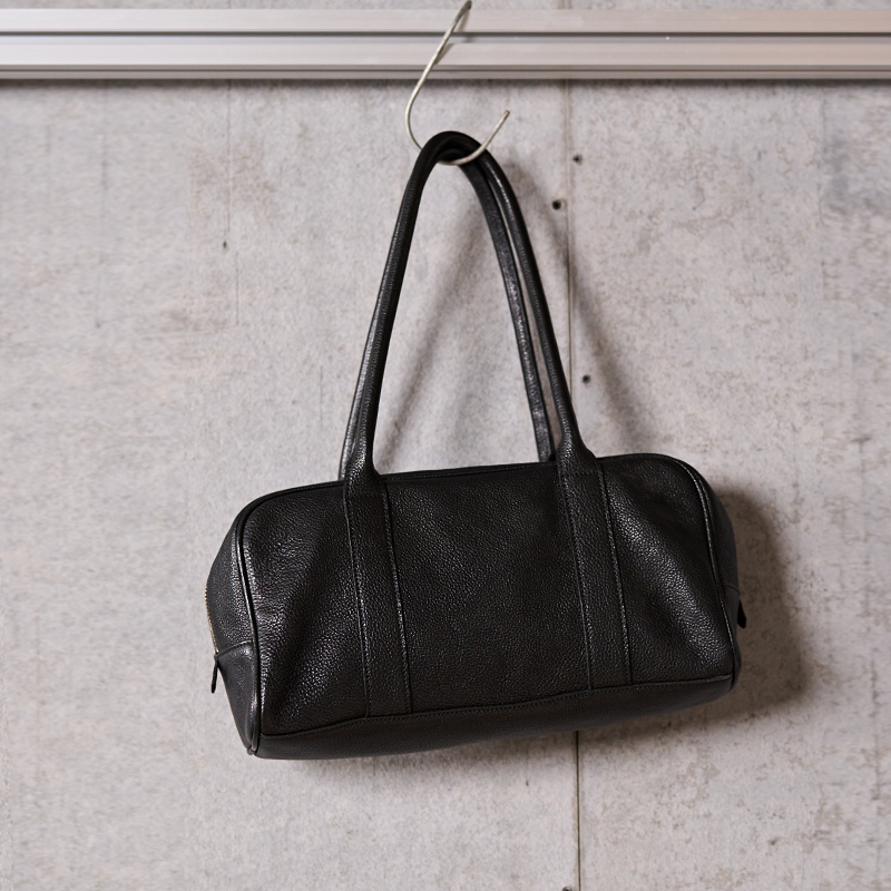 高端体验 【东方不败】植糅头层牛皮保龄球包托特包 0029