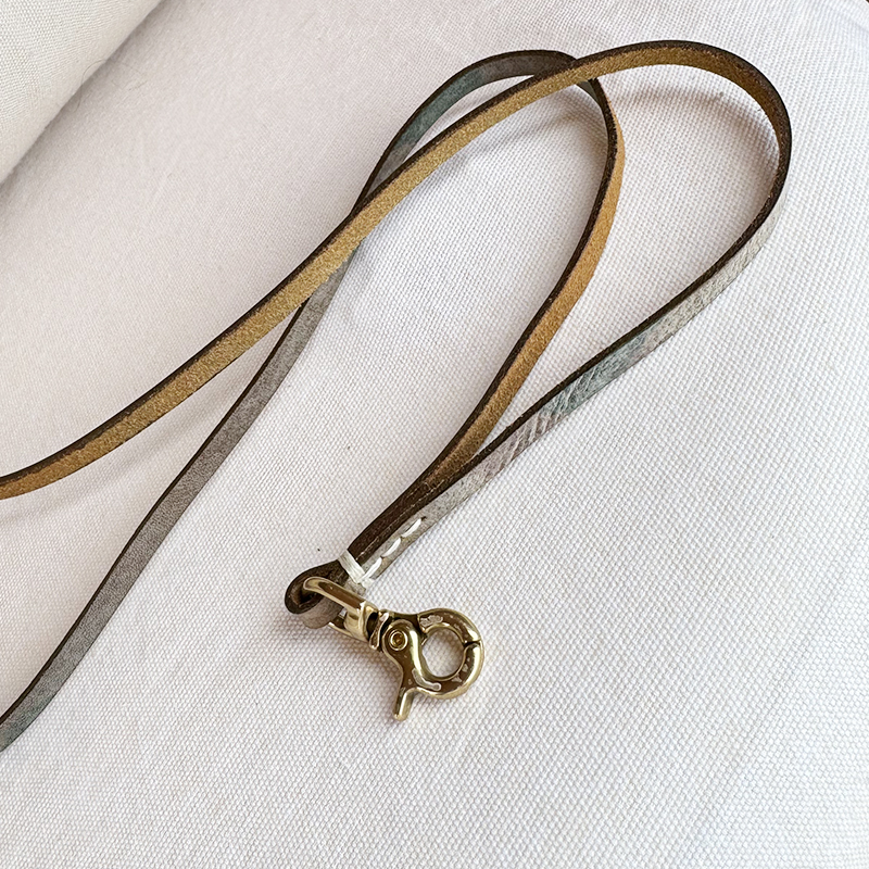 阿风高端原创意大利金公鸡植鞣头层牛皮手工挂绳纯铜 6317