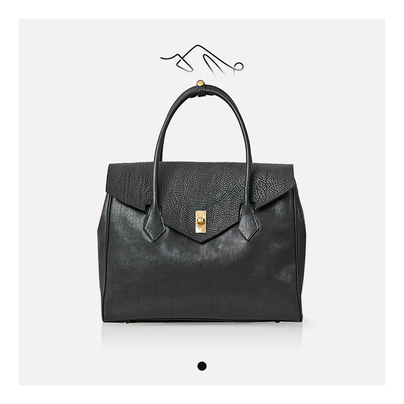 UNISOUL潮流手提公文包女时尚电脑包小众高端真皮女包 1120