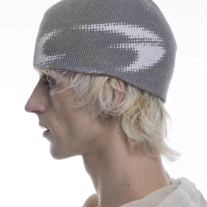 GRAILZ 小众潮牌 「output」24ss 立体纹理拼接针织单层针织短冷帽