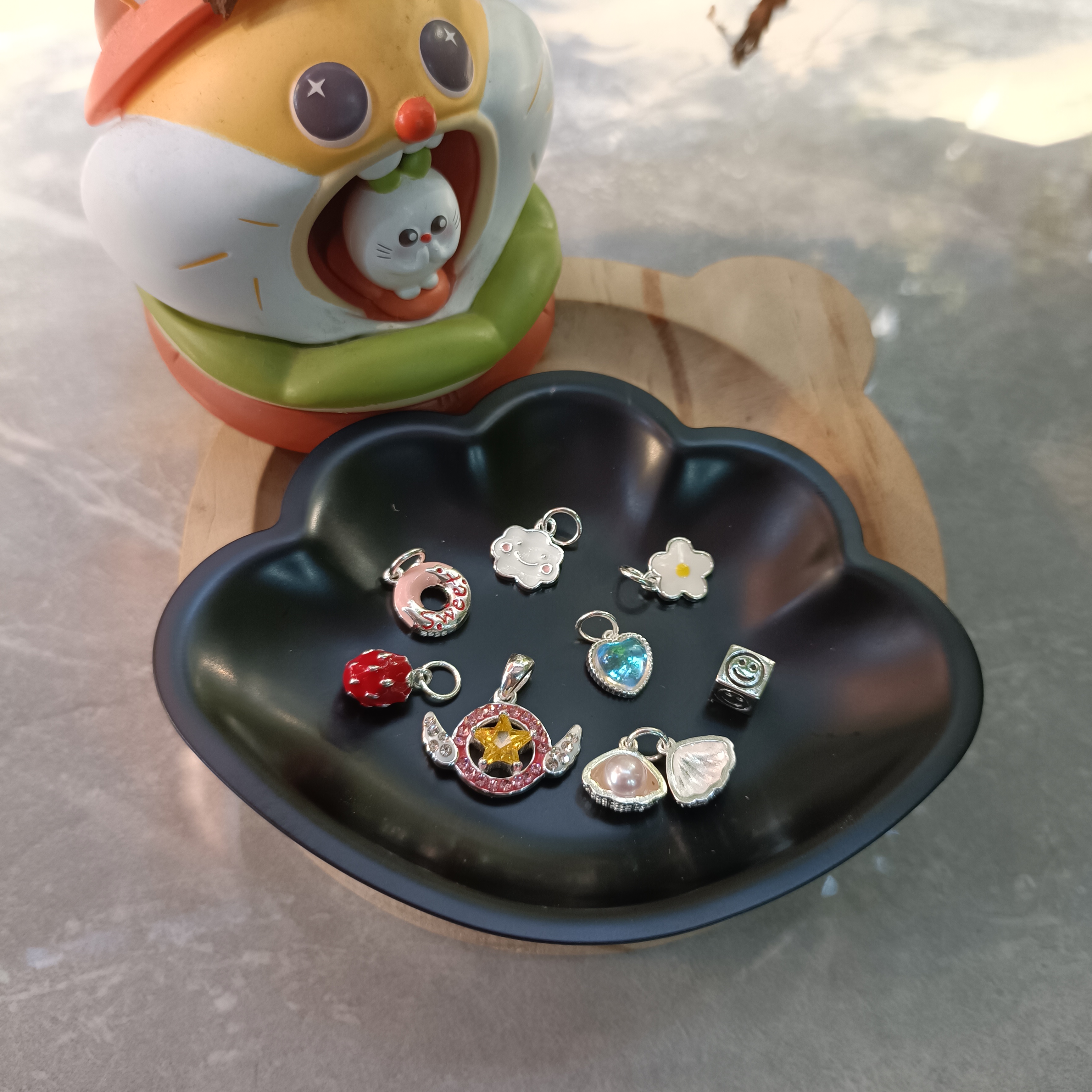 925银银制品 直播DIY S925配件 吊坠 隔珠 直播配货链接 切勿乱拍