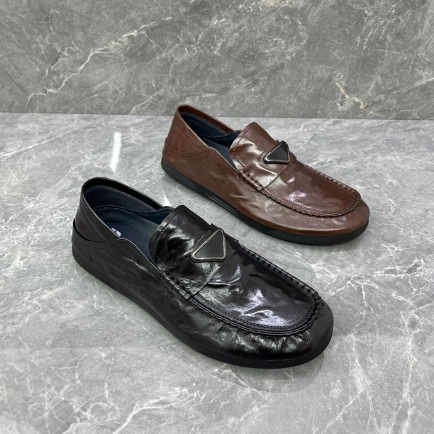 欧洲站头层牛皮豆豆潮男鞋 1875