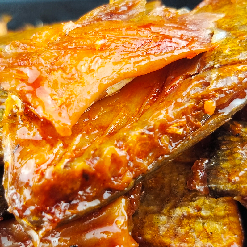 麻辣小吃洞庭哥香辣鱼排鱼尾巴零食批发湖南特产开袋即食洞庭风味