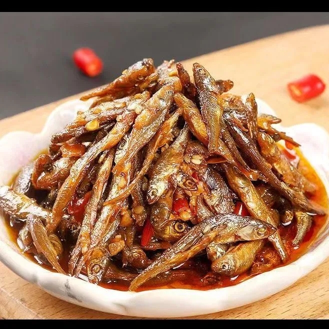 瓶装小吃罐装柴火鱼香辣小鱼仔鱼干火焙鱼豆鼓鱼块下饭菜小零食