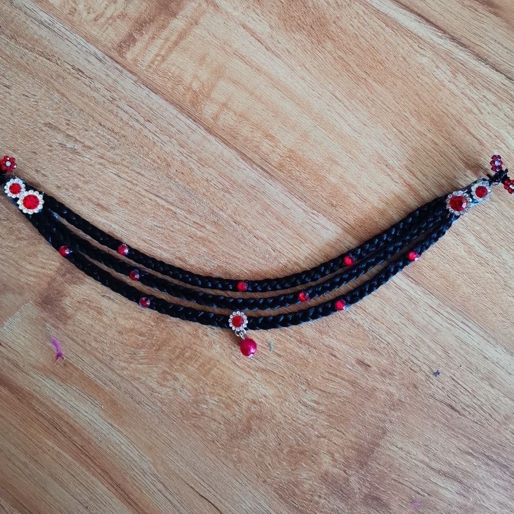 原创正品秧歌头花系列配饰小辫子额链甜美多彩