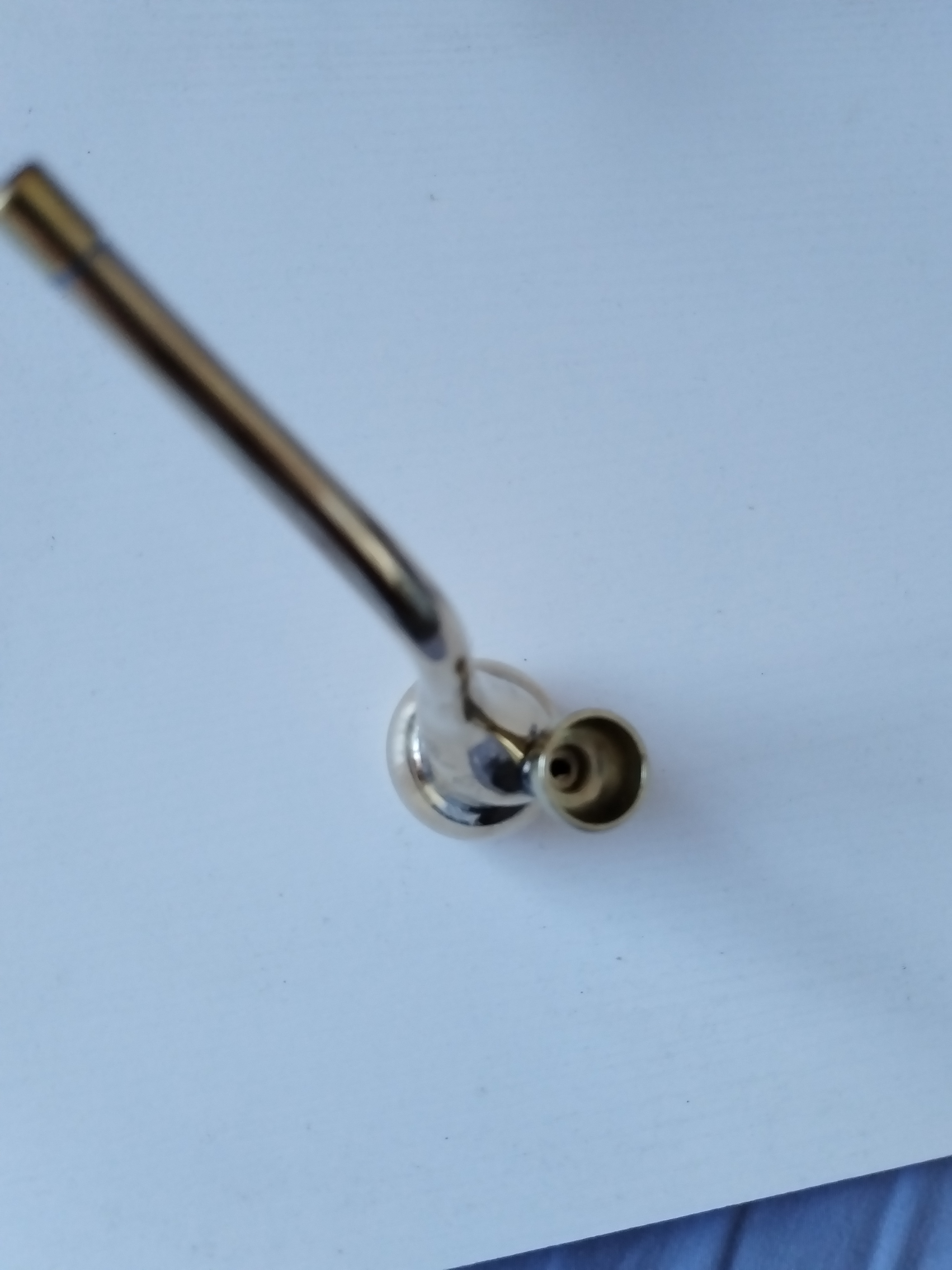 贵州手把件黄铜茶壶手把件