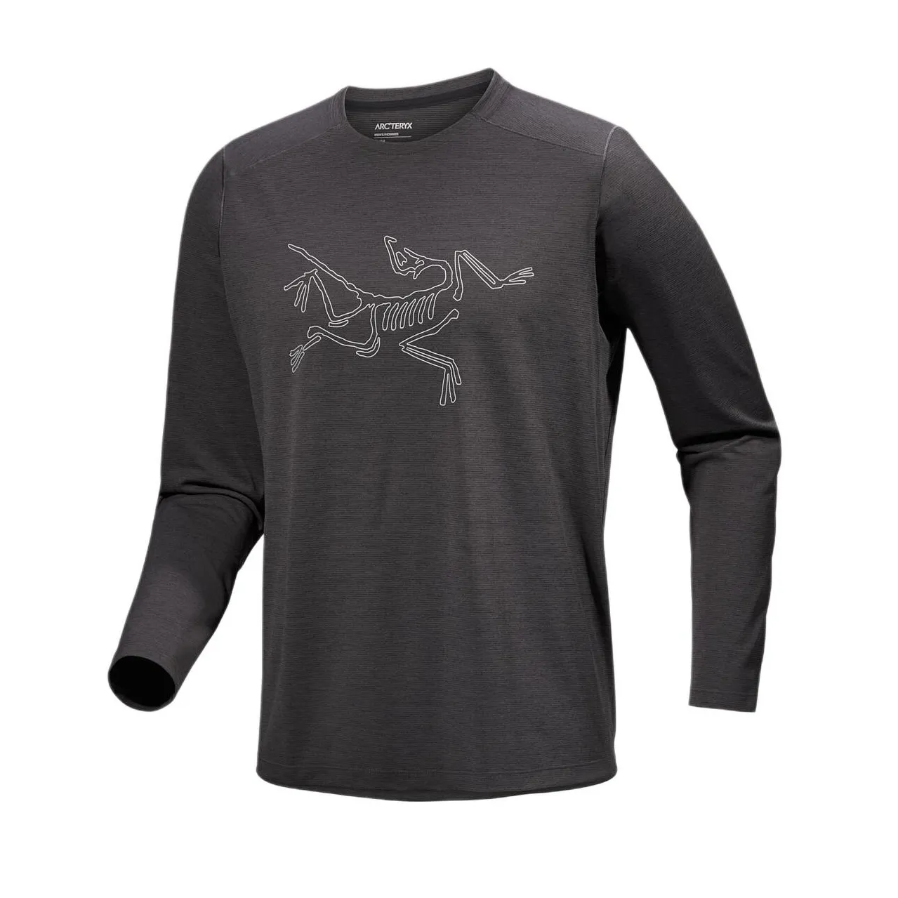 始祖鸟速干长袖Cormac Logo运动轻薄速干 排汗防晒长袖T恤 男款