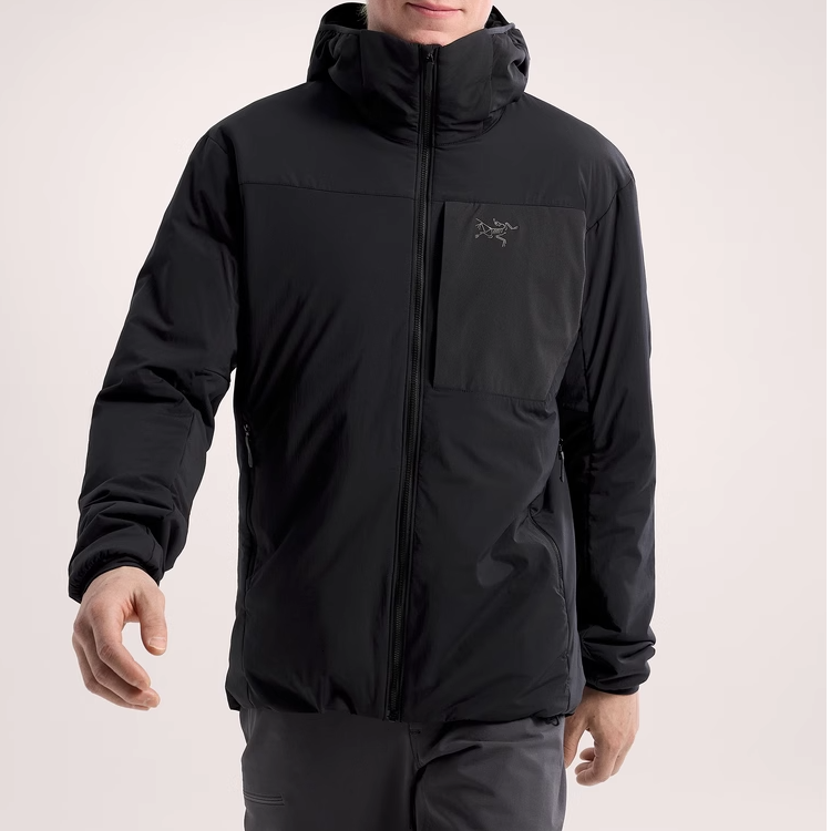 始祖鸟棉服PROTON HOODY 新款刺绣连帽保暖秋冬夹克外套 男款