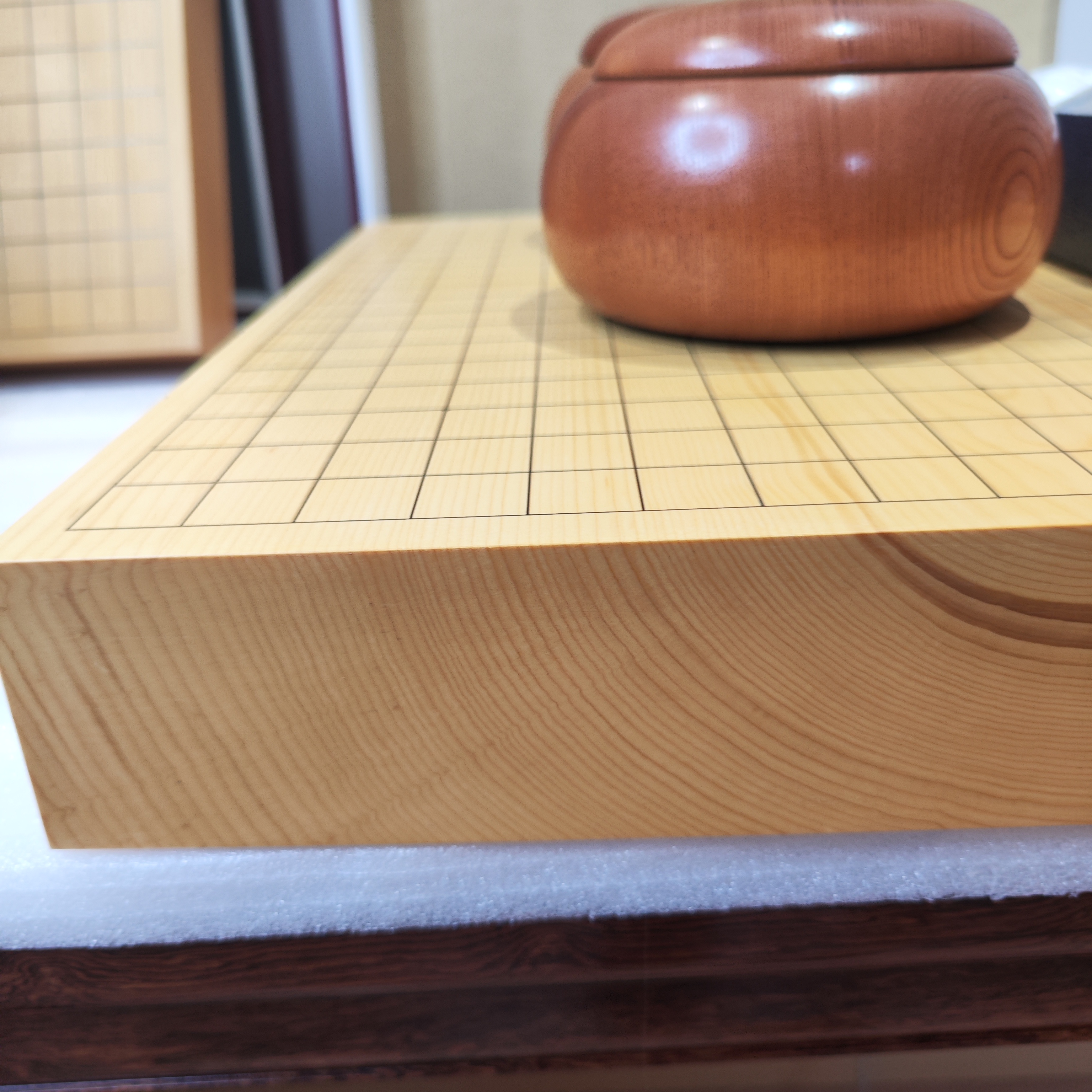 6.7㎝本榧独木盘松川日向榉30号德用印