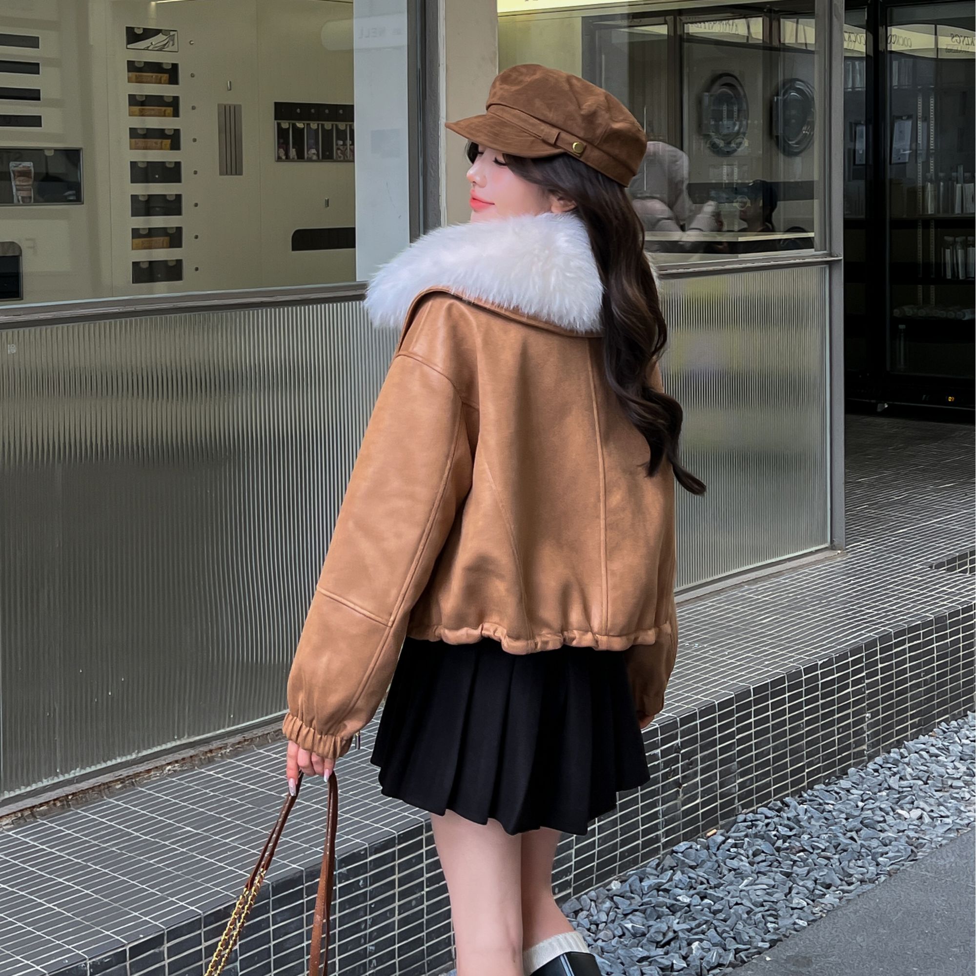 2024新款大毛领羽绒服（可调不退）