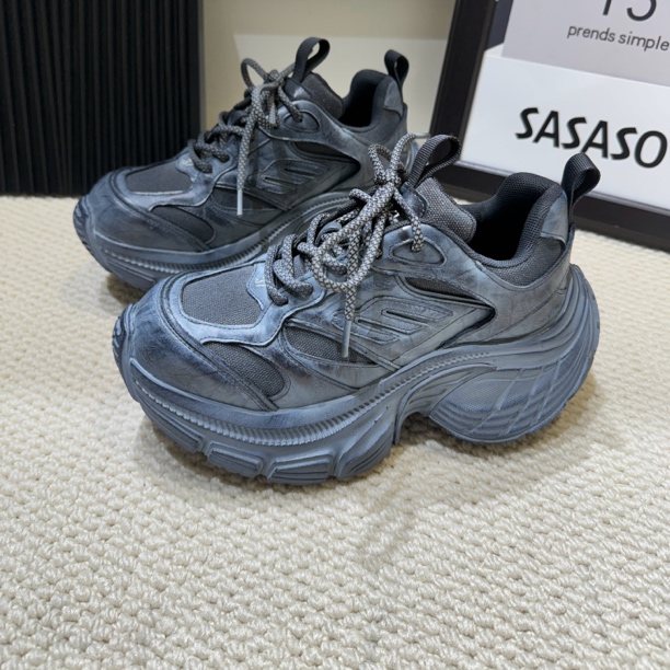【Y7】秋季新款废土风小巴底百搭老爹鞋