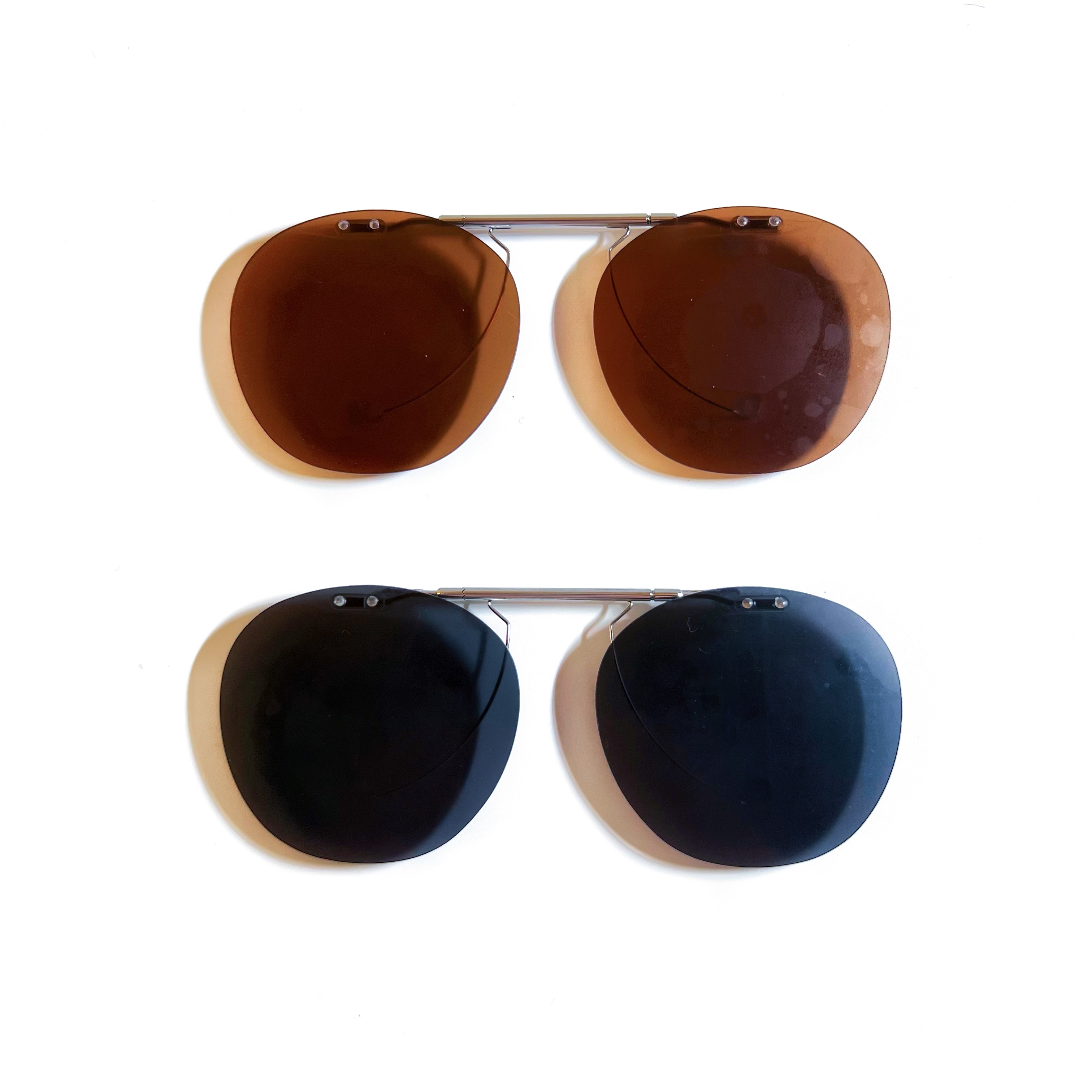 大古手造 手工定制夹片上翻复古偏光墨镜片百搭