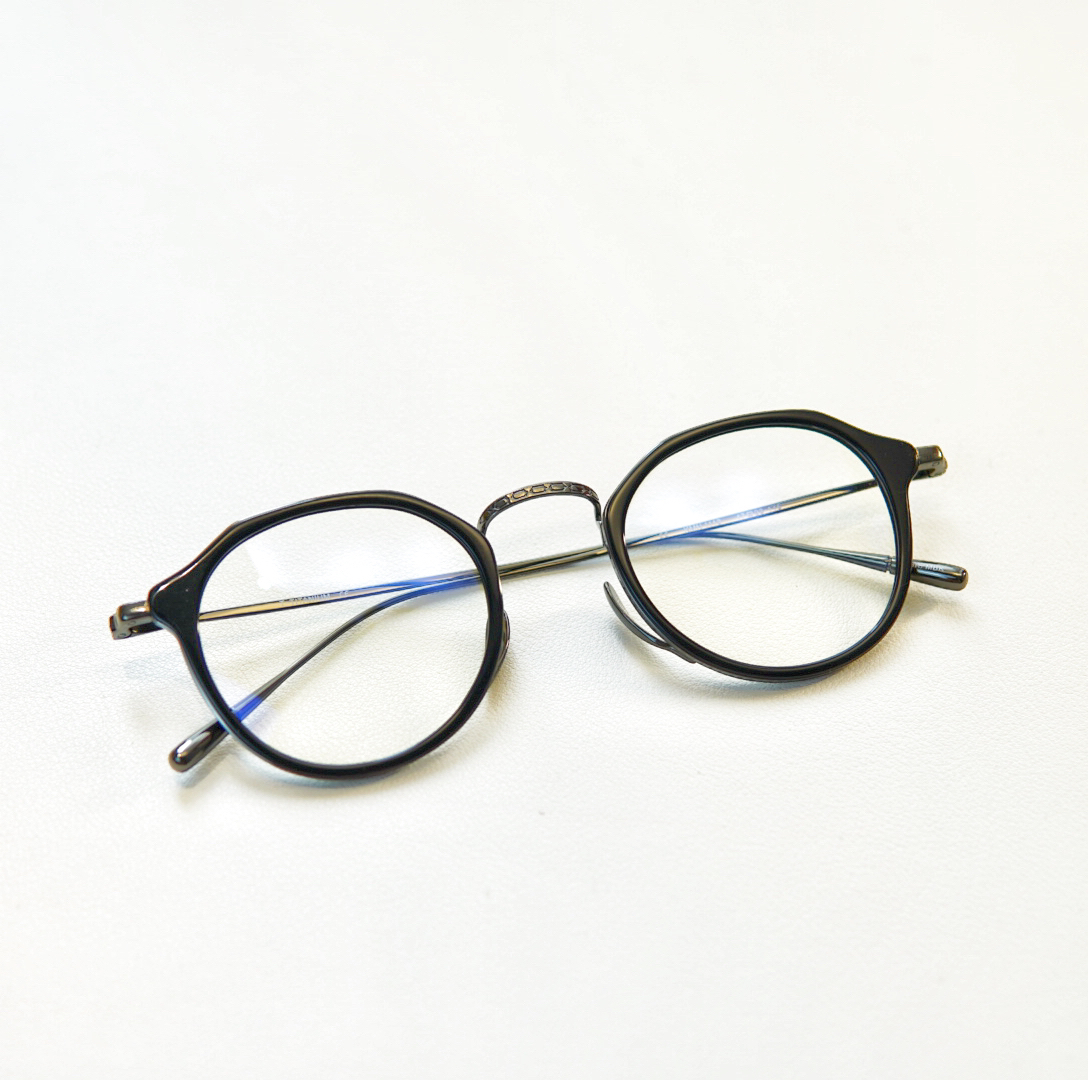 万里星河 KMN11 13手工眼镜板材钛多边形眼镜框