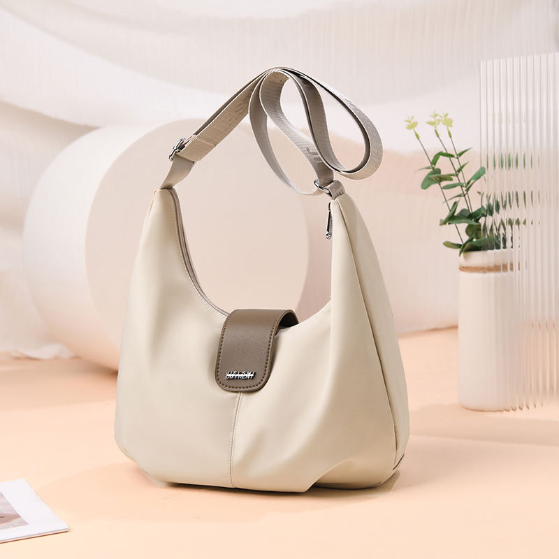 帆布包女小众设计百搭女士包轻便腋下水洗尼龙包单肩斜挎简约小包