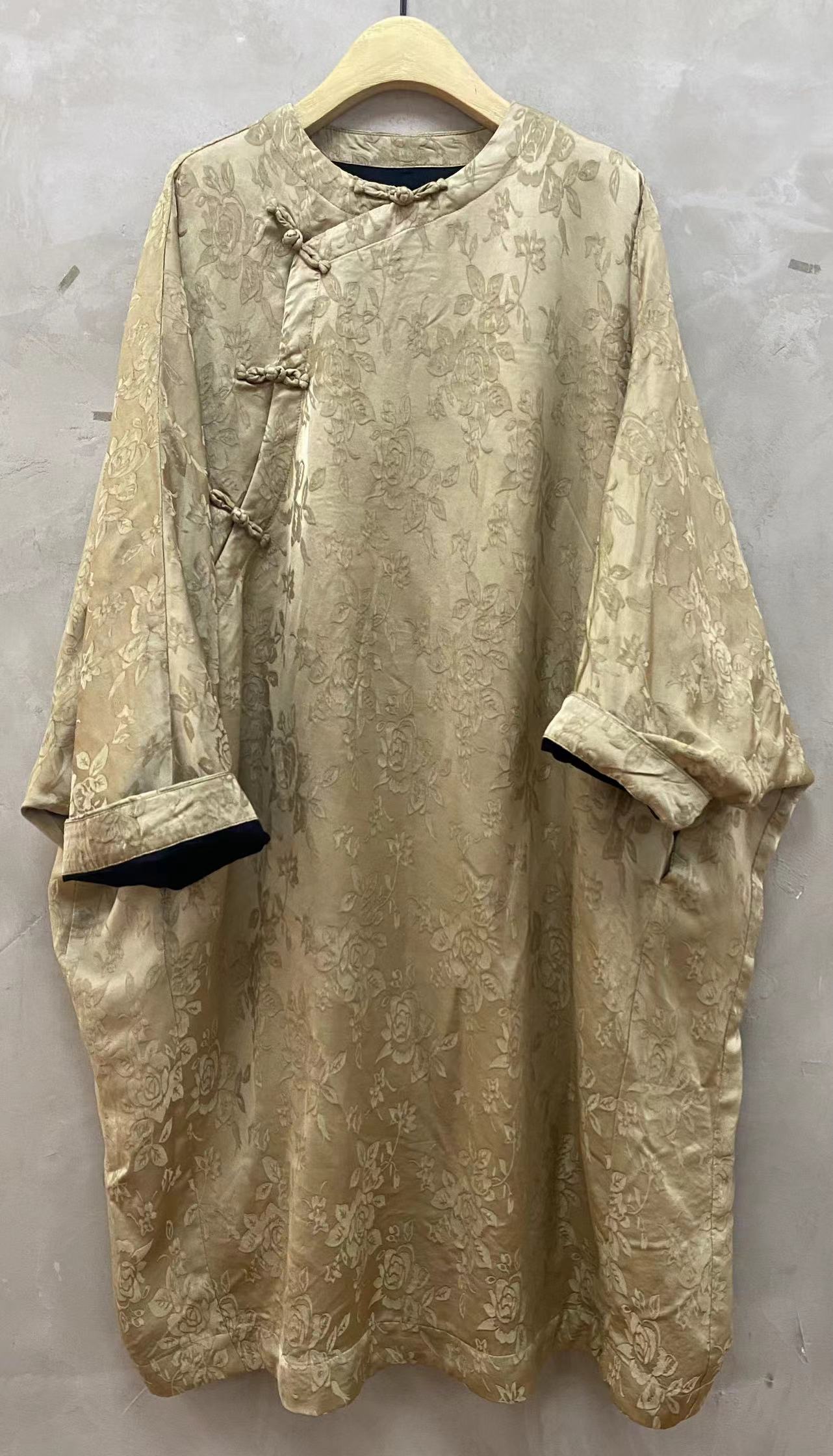 西子分享 3218 古蘭木 植物染  复古  新中式 【袍子】