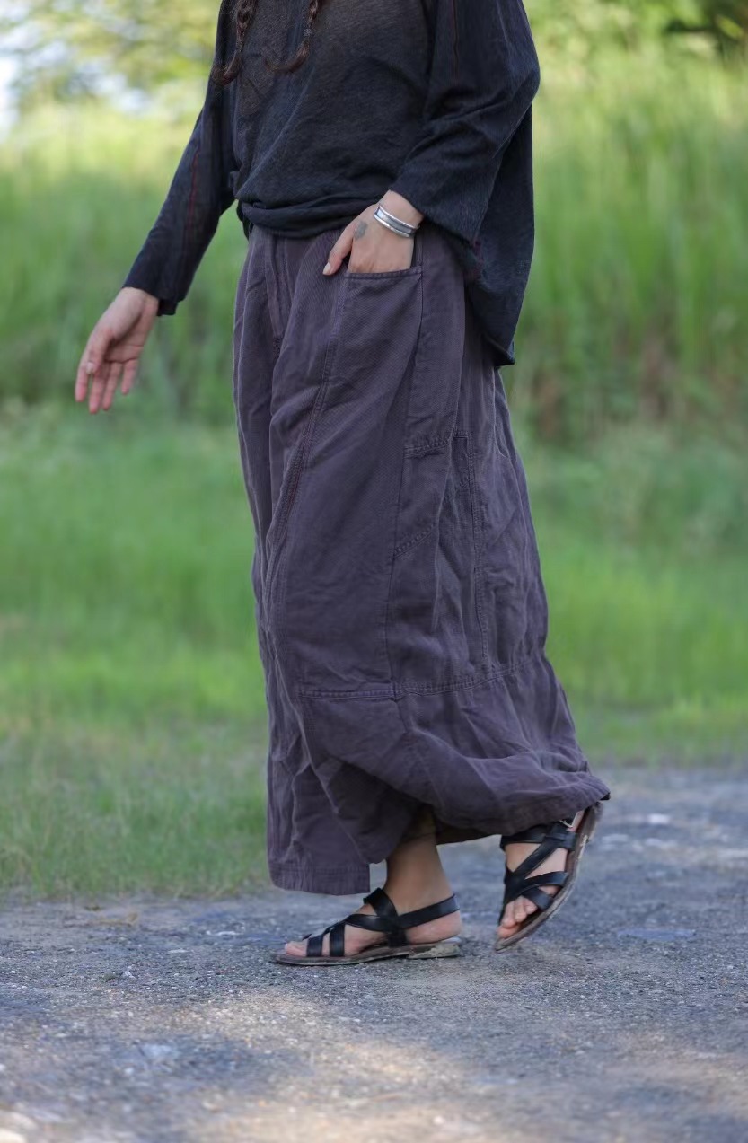 西子分享 3075 古蘭木 高腰 百搭 夏季 【半身裙】