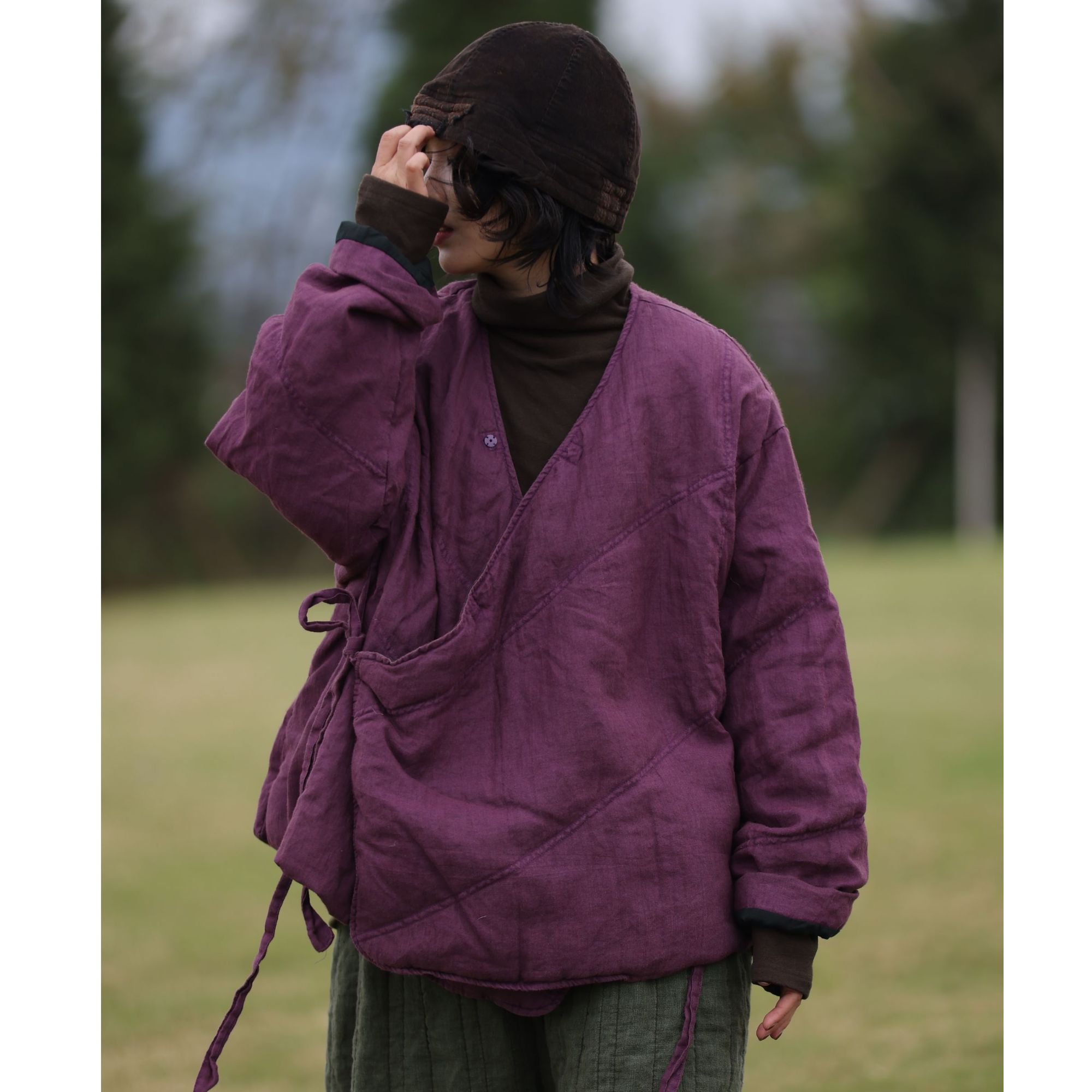 西子分享  3133 古蘭木 休闲 时尚 加厚 【羽绒服】-135g充绒量