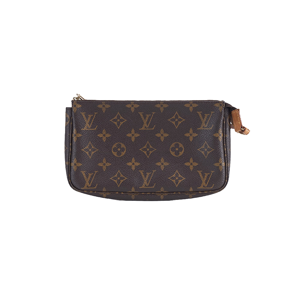99新 LouisVuitton/路易威登 老花pochette麻将腋下包